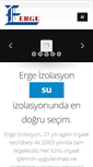Mobile Screenshot of ergeizolasyon.com.tr